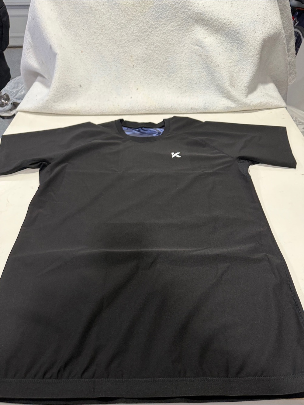 3 Men's Camo & Black Athletic Tee Duo - Reflective Logo/Sauna Shirts Kewloo - Picture 2 of 5